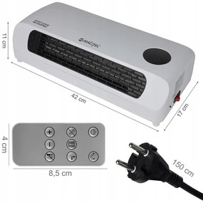 Elektromos légfüggöny MALTEC PT3800WT