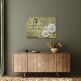 Kép - A szél által hordozott pitypang (üvegen) (70x50 cm)