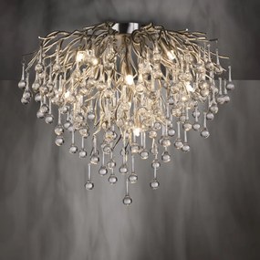 Paul Neuhaus glamour modern mennyezeti lámpa icicle acél pln8091-55