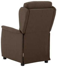 Fotel ágy Barna 67.5 x 93.5 x 101.5 cm szövet