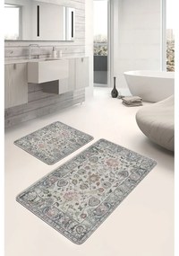 Szürke fürdőszobai kilépő szett 2 db-os 60x100 cm – Mila Home