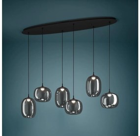 Eglo 390415 - LED Dimmelhető csillár zsinóron LARVA 6xLED/3,7W/230V 2700-6500K + távirányító