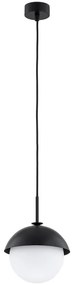 Argon 8295 - Csillár zsinóron CAPPELLO 1xE27/15W/230V fekete