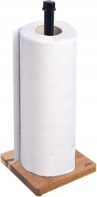 Konyhai állvány fából készült fém papírtörölköző