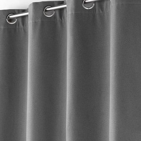 Antracitszürke hangszigetelő függöny 140x260 cm Jupiter – douceur d'intérieur