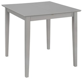 Szürke kihúzható MDF étkezőasztal (80-120)x80x74 cm