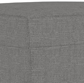 vidaXL sötétszürke szövet pad 100x35x41 cm