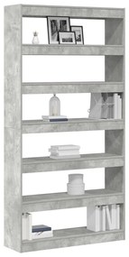 Könyvespolc Szürke Szerelt fa 100 x 30 x 198 cm Könyvespolc
