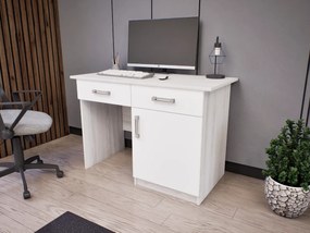 Nexor íróasztal (Hófehér kőris-Fehér) modern