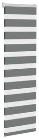 zebrafüggönnyel sötét szürke szövetszélesség 35,9 cm poliészter