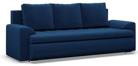 Tokio kanapéágy, bársony, kék