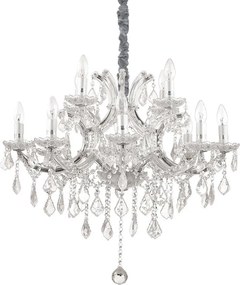 IDEAL LUX 167251 NAPOLEON Kristály Csillár E14 IP20
