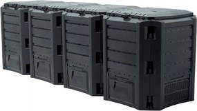 PROSPERPLAST Komposztáló MODUL COMPOGREEN fekete 1600l
