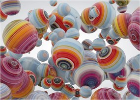 Festett gömbök képe (70x50 cm)