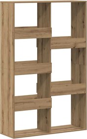 vidaXL kézműves tölgy színű szerelt fa könyvespolc 100 x 33 x 155,5 cm