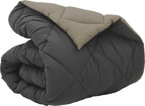 vidaXL Téli takaró Világosszürke és antracit 220 x 155 cm Mikroszál