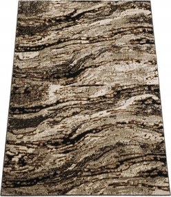 Szőnyeg 140x190 Modern Bézs Hálószoba Nappali Vastag Kiváló Minőségű