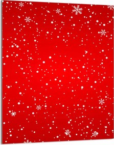 Üveg Vágódeszka 40x52 Piros Konyhai