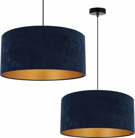 Mennyezeti Lámpa Lógó Csillár Szimpla Sötétkék Arany Lámpabúra Glamour