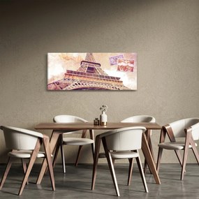 Kép - Kilátás Párizsból (120x50 cm)