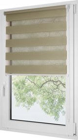 Redőny Éjjel-nappal Feszítővel Non-invazív 38x150 CM Sötét Bézs