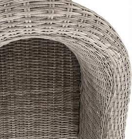 Avenberg DOLCE kerti rattan sarokgarnitúra, szürke