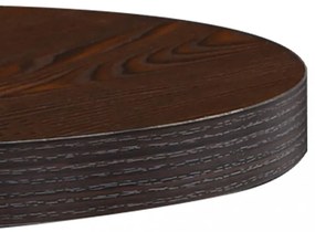 sötétbarna MDF bisztróasztal 40 cm