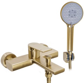 Fürdőkád csaptelep REA Verso Brush Gold