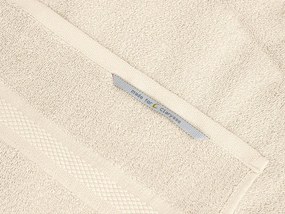 CLARYSSE ELEGANCE törölköző 60x110 cm krémszínű, 100% pamut
