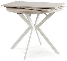 Bővíthető Étkezőasztal Kasmír/Fehér Színben. LUGO 90-190 cm