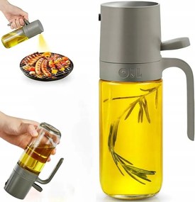 Nagy Konyhai Olajmosó Olaj Adagoló Üveg Spray Fogantyúval