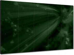 Vászonkép 100x70 Palackzöld Kozmosz