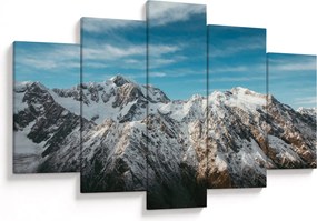 Havas csúcsok képe, Fiordland (150x105 cm)