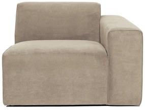 Sting bézs kordbársony kanapé modul, jobb oldali - Scandic