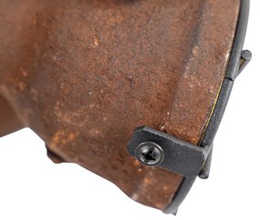 Mennyezeti lámpa rozsdabarna 3 lámpás - Sorra