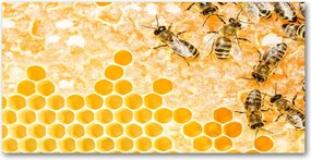 Fotó-üvegkép Dolgozó méhek 140x70