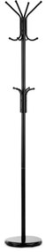 Autronic Ruhaakasztó 182 cm fém fekete 80001-06B BK