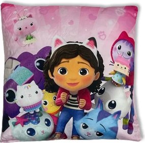 Gabi babaháza Happiness párna, díszpárna 38x38 cm Velúr