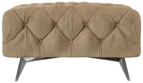 Világosbarna bársony lábtartó Chelsea – Ropez