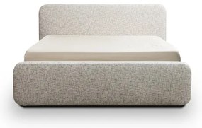 LAJLA kárpitozott ágy 180x200 cm, matrac nélkül, bézs