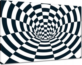 Vászonkép 100x70 Absztrakt fekete-fehér