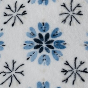 Mikroplüss takaró ICY FLAKES, fehér Méret: 200 x 220 cm