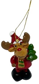 Rénszarvas figurák akasztóval 4 db-os