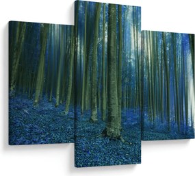 Kép - Kék erdő (90x60 cm)