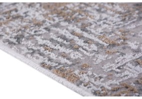 Szürke-bézs pamut lépcsőszőnyeg szett 16 db-os 25x65 cm Milano Bej – Vitaus