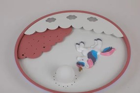 Brilagi -LED dimmelhető gyerekszobai mennyezeti lámpa UNICORN LED/68W/230V 3000-6000K+távirányító