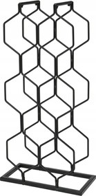 Fém bortartó állvány 8 palackhoz Palackok Alkoholos Polc Loft