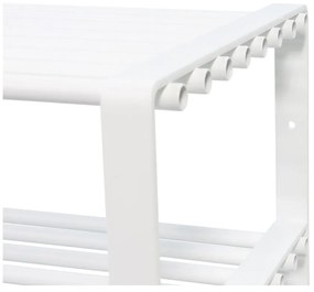 Fehér fém cipőtartó Rex – Spinder Design