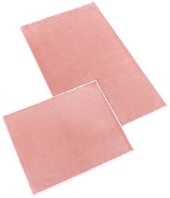Bellatex Fürdőszoba szőnyeg szett, kivágás nélkül BANYGOLD rózsaszín, 60 x 100, 60 x 50 cm