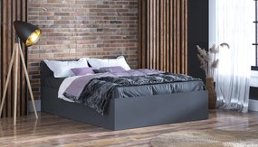 180x200 cm-es ágy matraccal és tárolóhellyel SPART1 Fehér